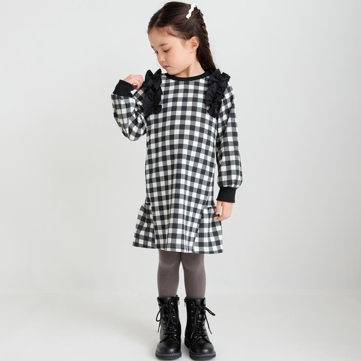 【あったか】裏起毛フリルワンピース | ブランシェス | 詳細画像18 