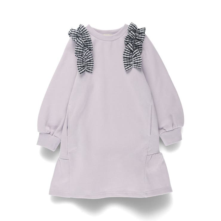 【あったか】裏起毛フリルワンピース | ブランシェス | 詳細画像2 