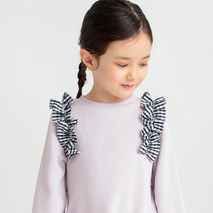 【あったか】裏起毛フリルワンピース | ブランシェス | 詳細画像8 