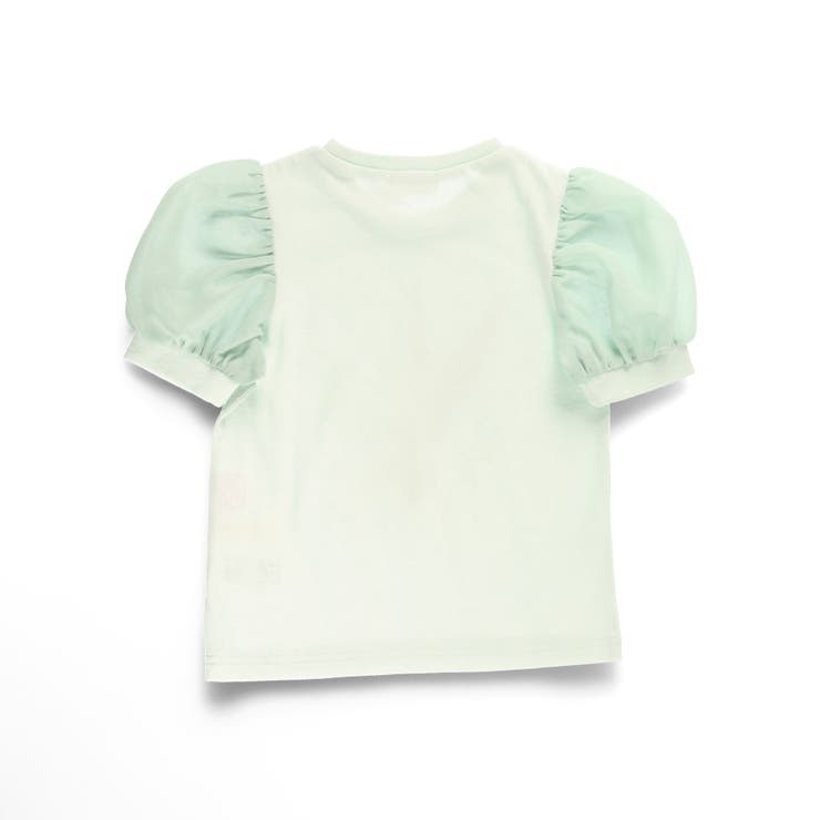 スパンコール×パフ袖Tシャツ[品番：BRSK0008343]｜ブランシェス