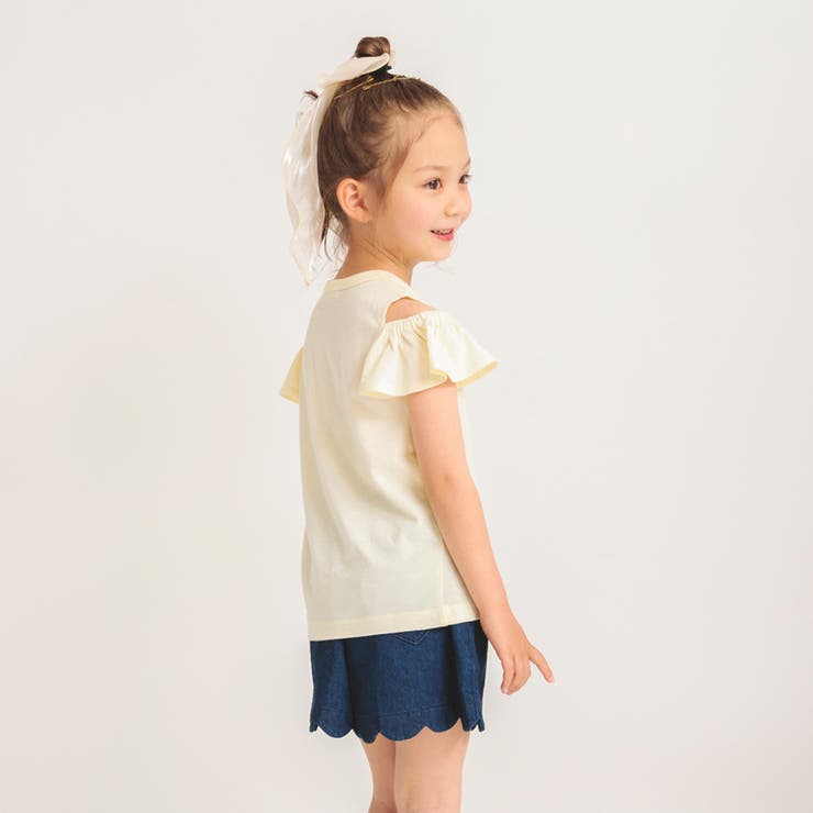 【DisneyCollection ディズニーコレクション】肩あき半袖Tシャツ … | ブランシェス | 詳細画像4 