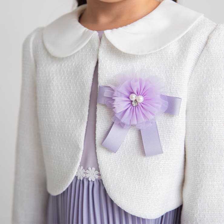 【フォーマル】ブークレ ジャケット/七五三/卒園/入学/入園/式 | ブランシェス | 詳細画像7 