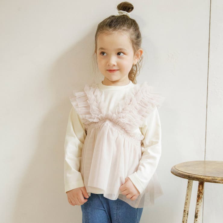 チュールトップスセット[品番：BRSK0008763]｜ブランシェスのキッズ