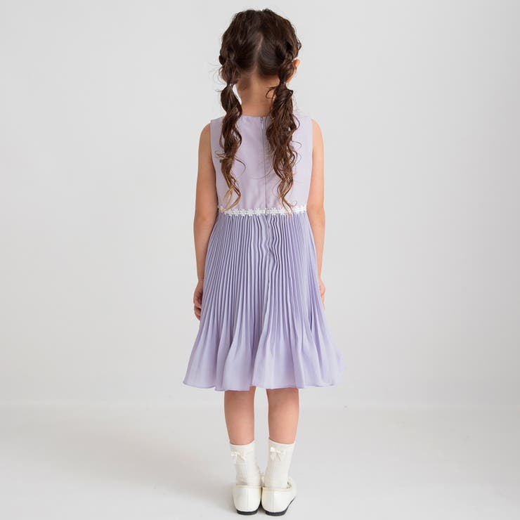 ブランシェス 120 キメ服 入学式 フォーマル 女の子 紫 パープル