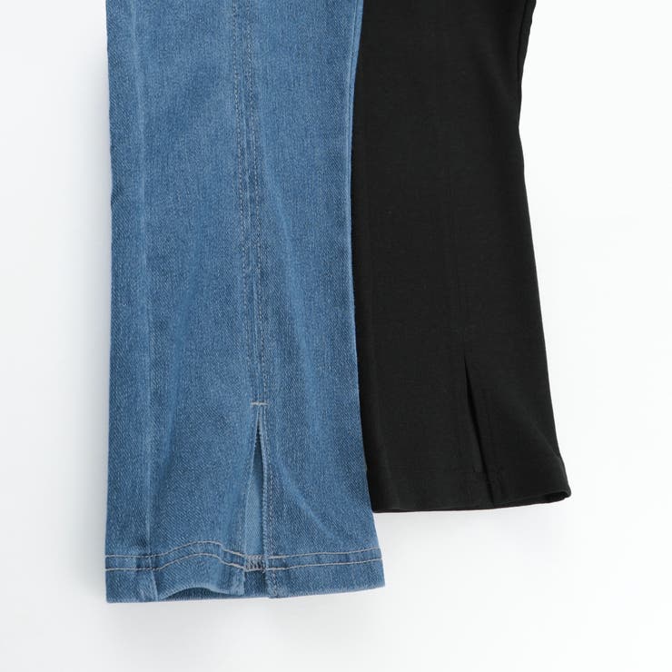 スリット入りロングパンツ/フレア パンツ/デニム/デニムパンツ | ブランシェス | 詳細画像13 