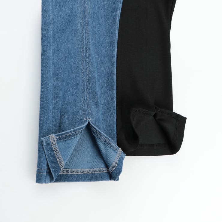 スリット入りロングパンツ/フレア パンツ/デニム/デニムパンツ | ブランシェス | 詳細画像14 