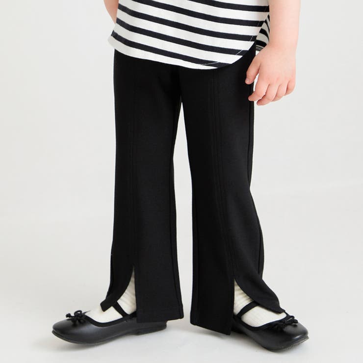 スリット入りロングパンツ/フレア パンツ/デニム/デニムパンツ | ブランシェス | 詳細画像18 