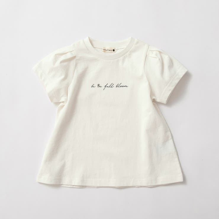 オフホワイト | 【ブランシェスmini】半袖Tシャツ/リボン/ドット/綿100%/女の子 | ブランシェス