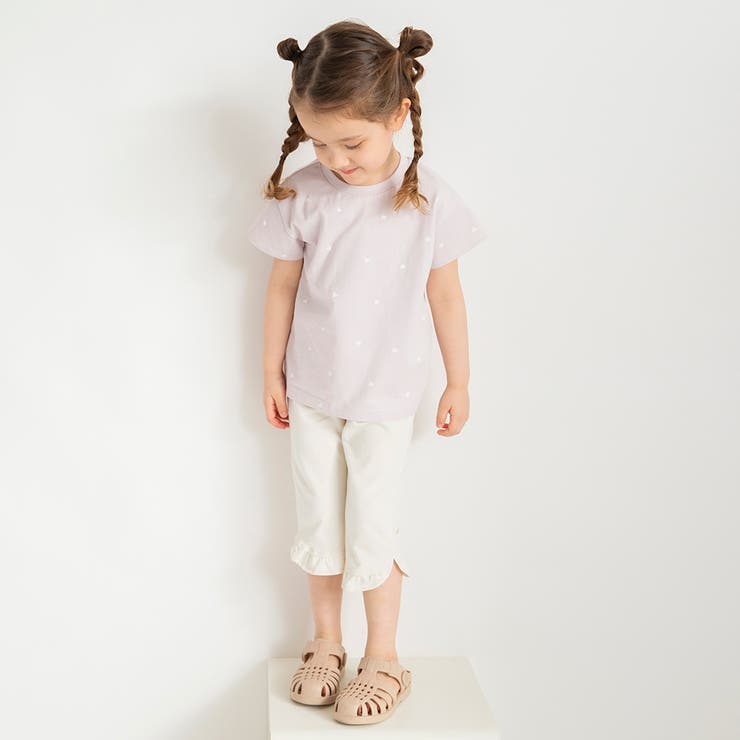 総柄半袖Tシャツ ハート刺繍 ボーダー | ブランシェス | 詳細画像18 