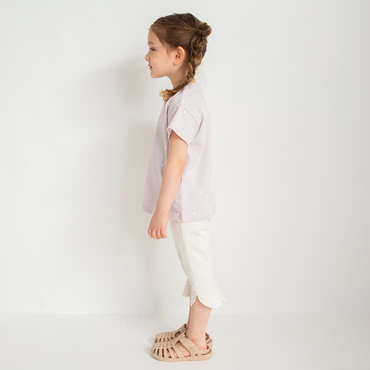 総柄半袖Tシャツ ハート刺繍 ボーダー | ブランシェス | 詳細画像19 