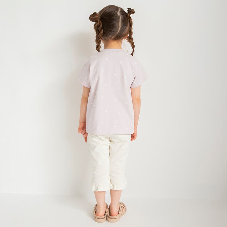 総柄半袖Tシャツ ハート刺繍 ボーダー | ブランシェス | 詳細画像20 