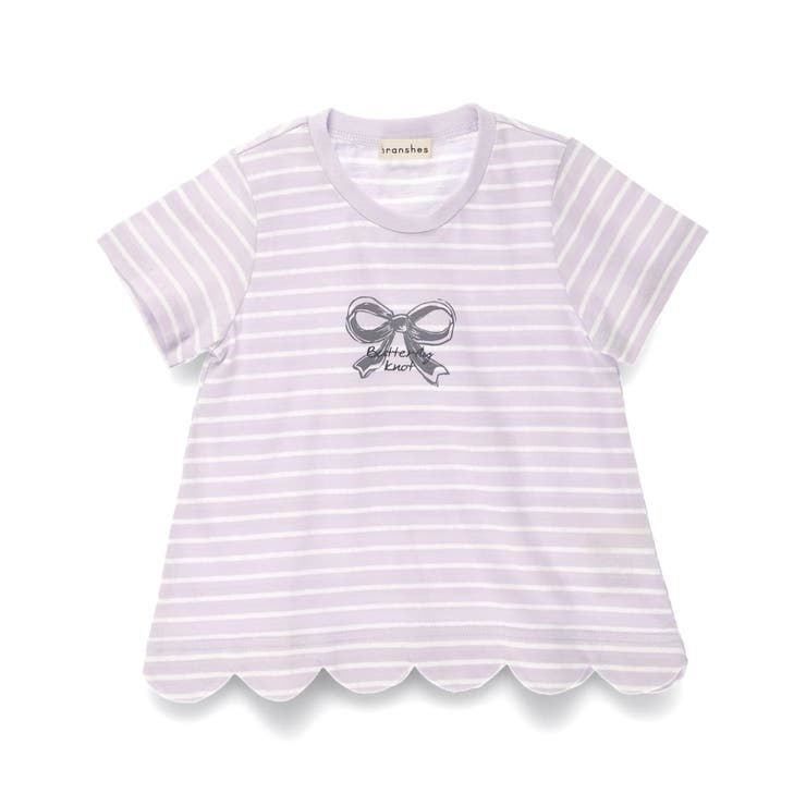 【プチプラ】裾スカラップ半袖Tシャツ/綿100% | ブランシェス | 詳細画像12 