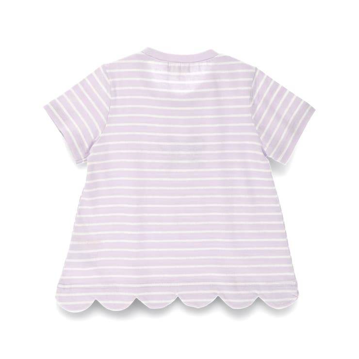 【プチプラ】裾スカラップ半袖Tシャツ/綿100% | ブランシェス | 詳細画像13 