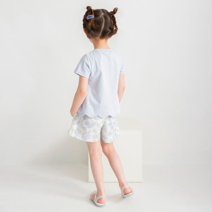 【プチプラ】裾スカラップ半袖Tシャツ/綿100% | ブランシェス | 詳細画像5 