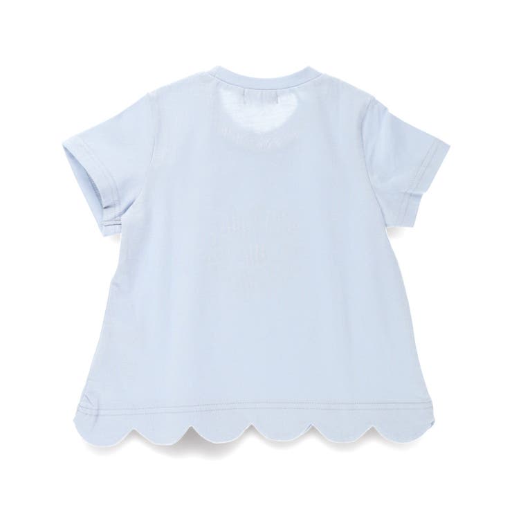 【プチプラ】裾スカラップ半袖Tシャツ/綿100% | ブランシェス | 詳細画像8 