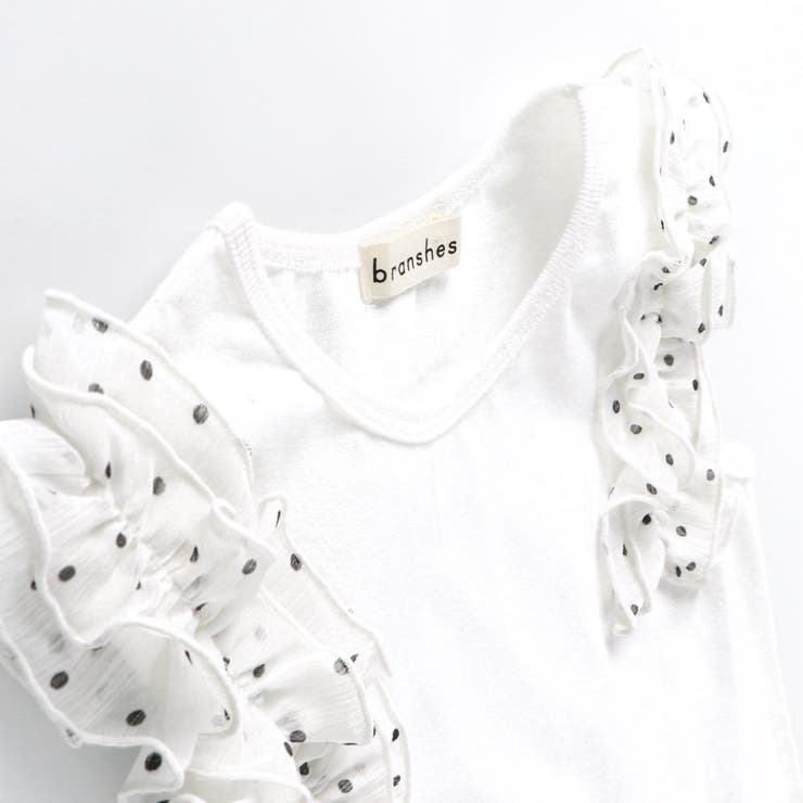 【プチプラ】肩 フリル タンクトップ シフォン | ブランシェス | 詳細画像2 