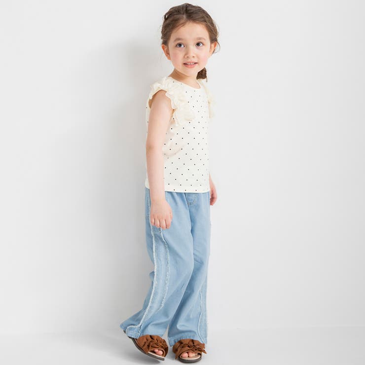 【プチプラ】肩 フリル タンクトップ シフォン | ブランシェス | 詳細画像20 