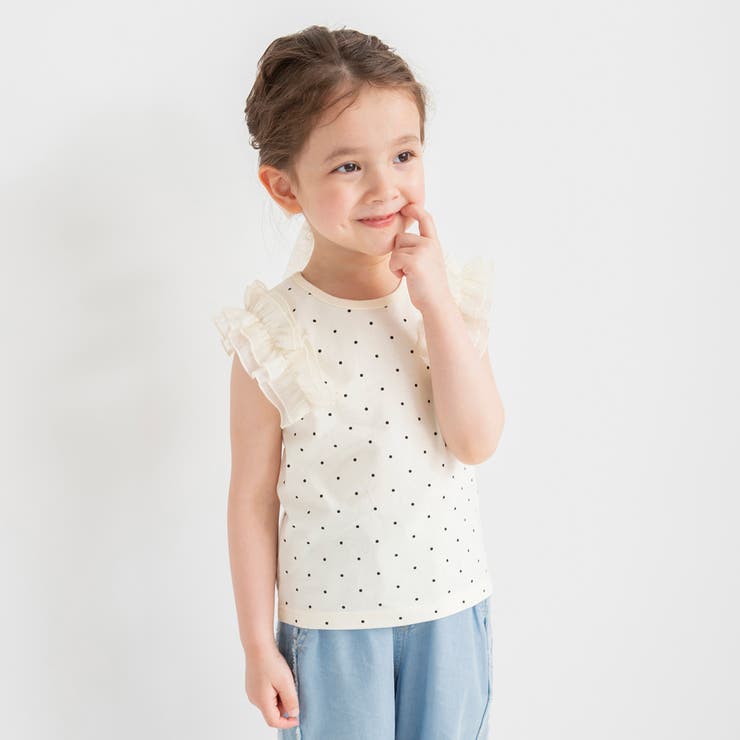 【プチプラ】肩 フリル タンクトップ シフォン | ブランシェス | 詳細画像21 