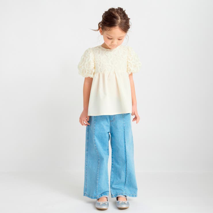 【プチレディ】フラワーチュールブラウス | ブランシェス | 詳細画像5 