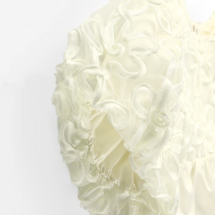 【プチレディ】フラワーチュールブラウス | ブランシェス | 詳細画像9 
