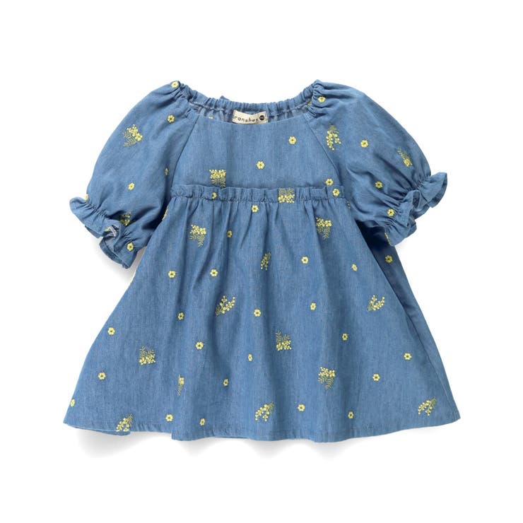 【おそろい】ミモザ刺繍チュニック | ブランシェス | 詳細画像10 