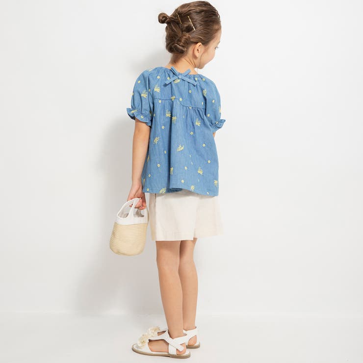 【おそろい】ミモザ刺繍チュニック | ブランシェス | 詳細画像14 