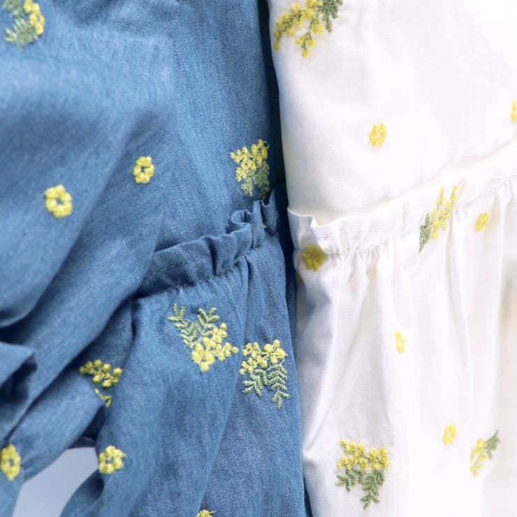 【おそろい】ミモザ刺繍チュニック | ブランシェス | 詳細画像18 