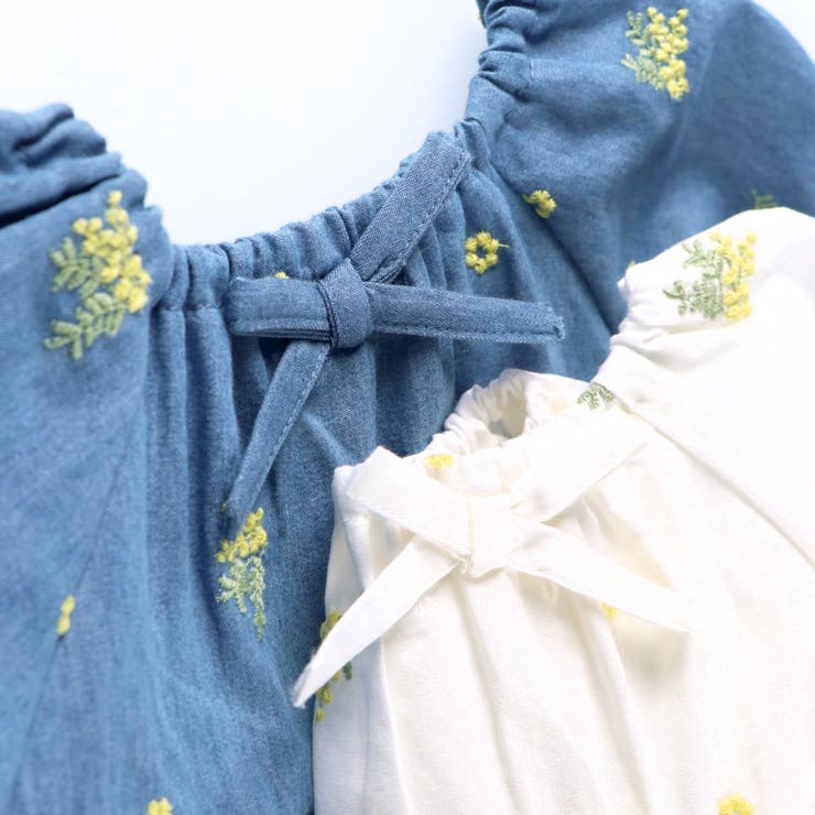 【おそろい】ミモザ刺繍チュニック | ブランシェス | 詳細画像20 