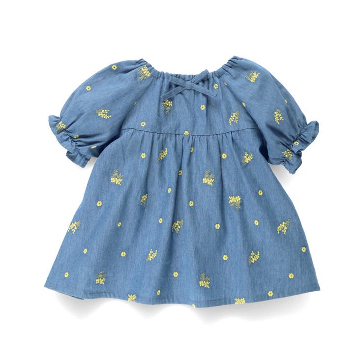 【おそろい】ミモザ刺繍チュニック | ブランシェス | 詳細画像21 