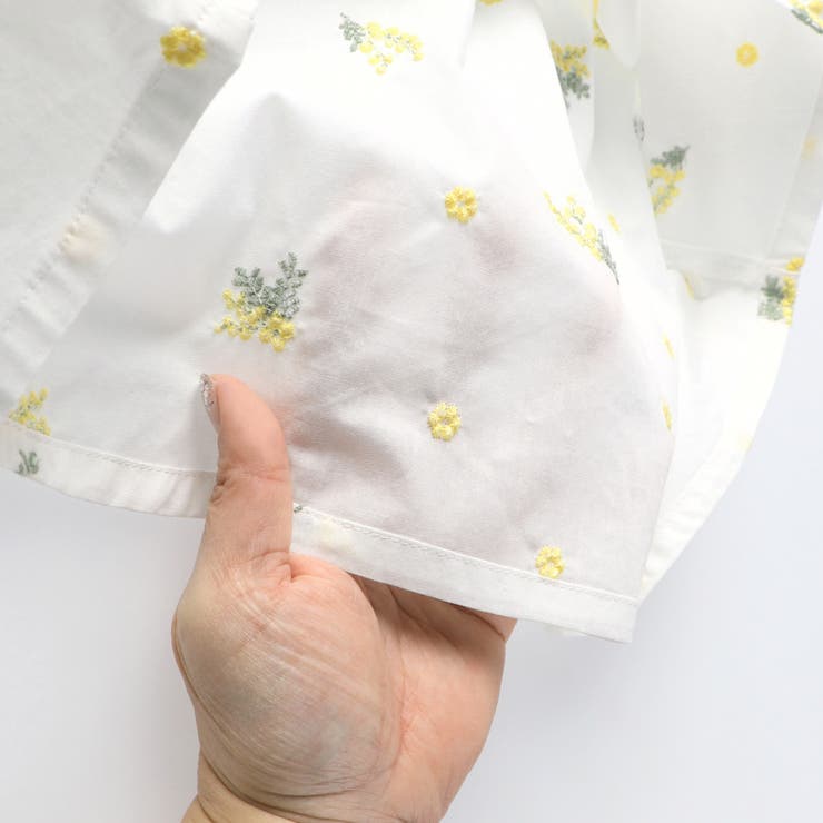 【おそろい】ミモザ刺繍チュニック | ブランシェス | 詳細画像8 