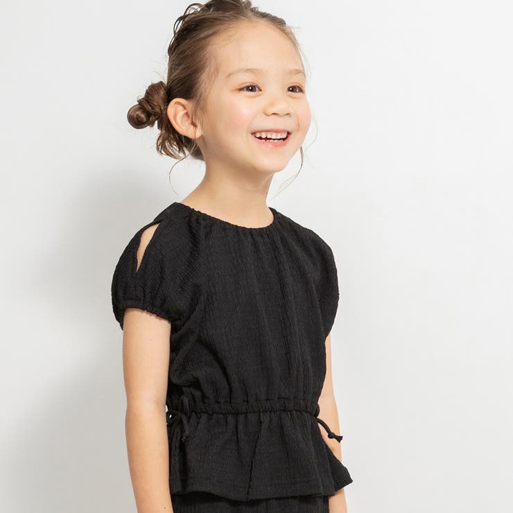 【セットアップ可】ジャガード半袖トップス 春 夏 | ブランシェス | 詳細画像1 