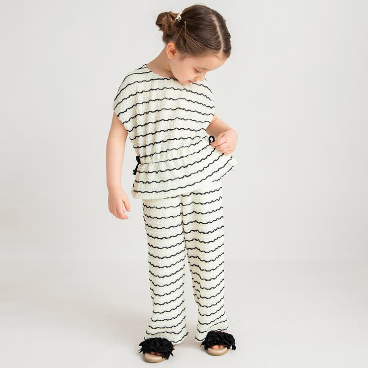 【セットアップ可】ジャガード半袖トップス 春 夏 | ブランシェス | 詳細画像10 