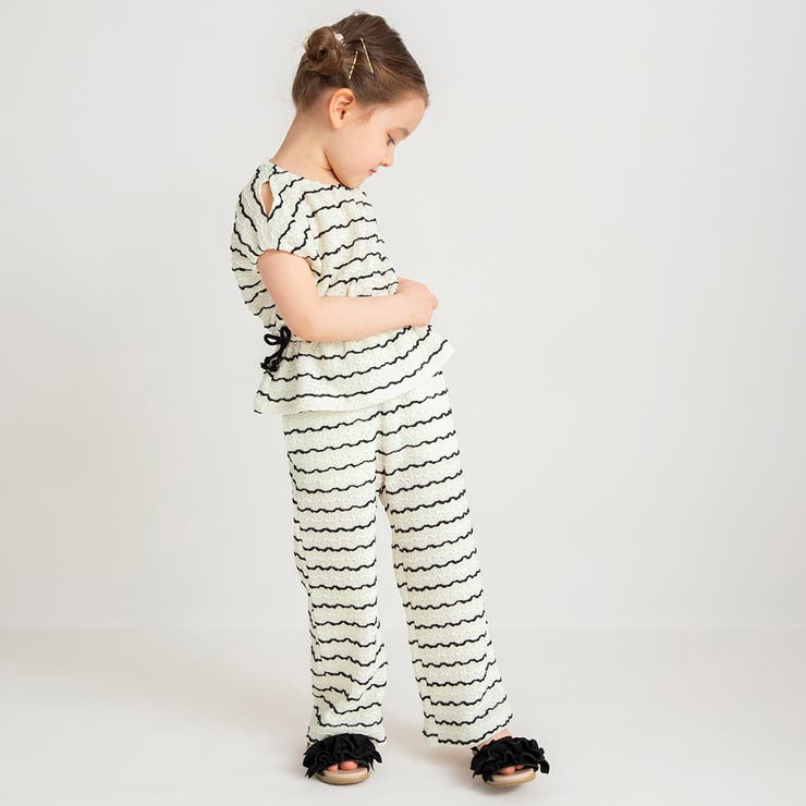 【セットアップ可】ジャガード半袖トップス 春 夏 | ブランシェス | 詳細画像11 