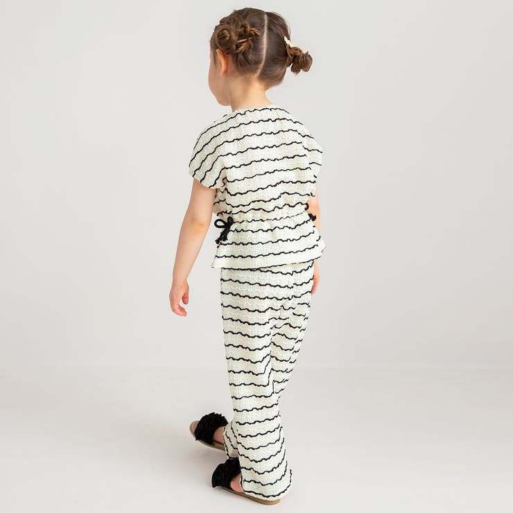 【セットアップ可】ジャガード半袖トップス 春 夏 | ブランシェス | 詳細画像13 