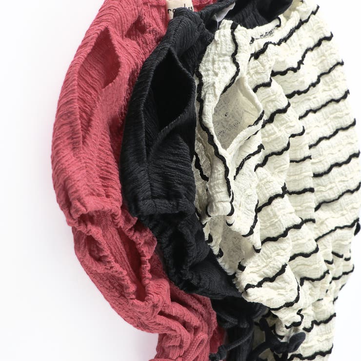 【セットアップ可】ジャガード半袖トップス 春 夏 | ブランシェス | 詳細画像3 