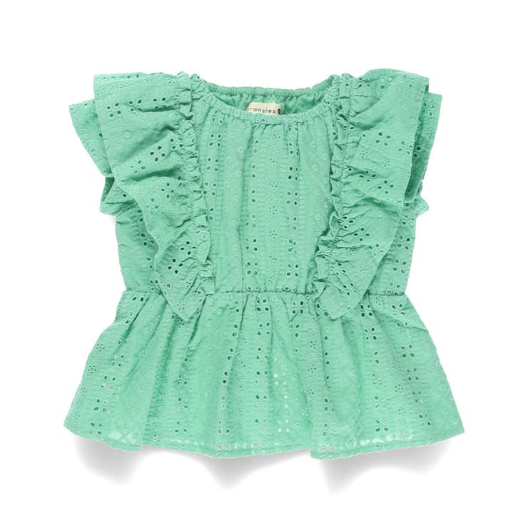 スカラップ刺繍ブラウス レース セットアップ可 | ブランシェス | 詳細画像2 