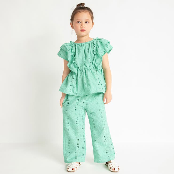 スカラップ刺繍ブラウス レース セットアップ可 | ブランシェス | 詳細画像3 