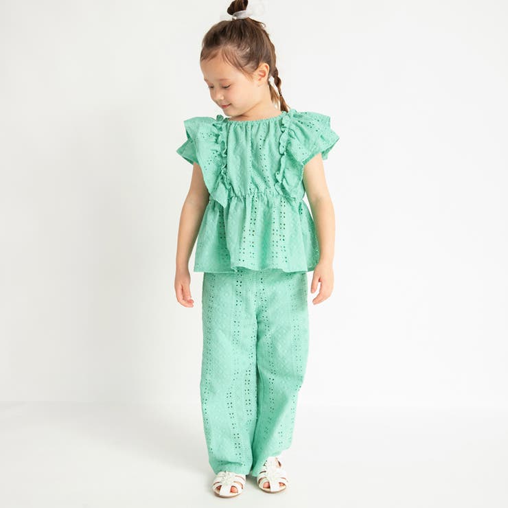 スカラップ刺繍ブラウス レース セットアップ可 | ブランシェス | 詳細画像4 