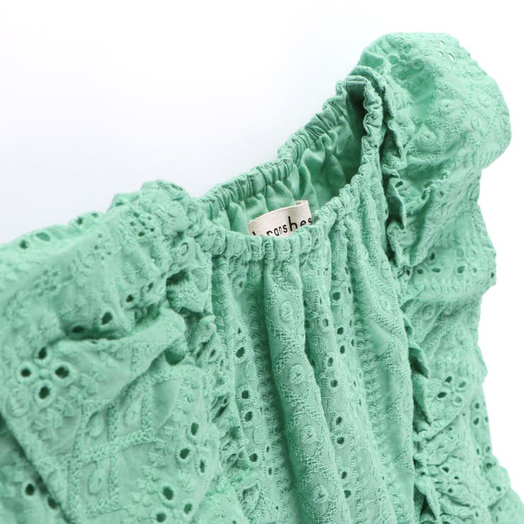 スカラップ刺繍ブラウス レース セットアップ可 | ブランシェス | 詳細画像8 