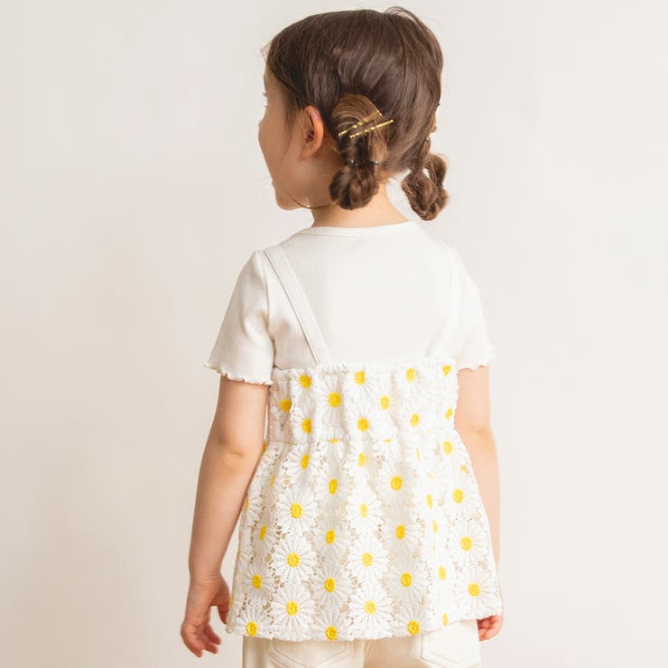フラワーレースキャミチュニック 春 トップス | ブランシェス | 詳細画像6 