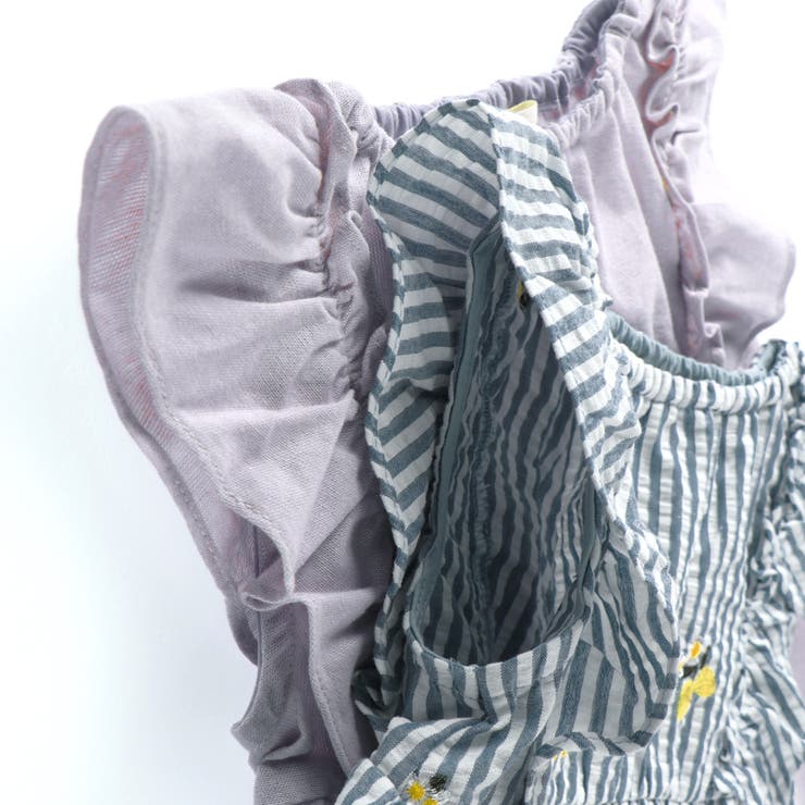 【おそろい】レモン＆フラワー総柄刺しゅうチュニック 綿100% ブラウス | ブランシェス | 詳細画像4 