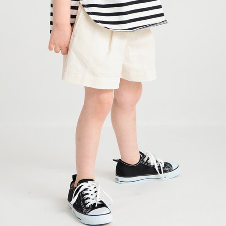 アイボリー | 【爽パン/綿100％】パナマ織りショートパンツ/ハーフパンツ | ブランシェス