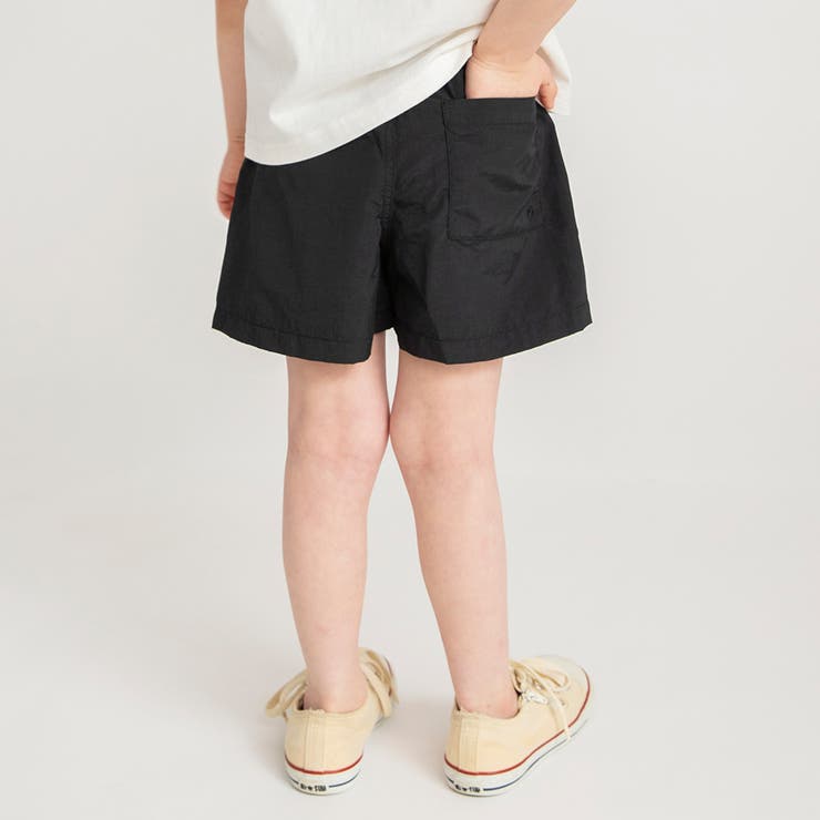 ブラック | 【水陸両用/撥水加工】ショートパンツ 夏 プール/機能性 | ブランシェス