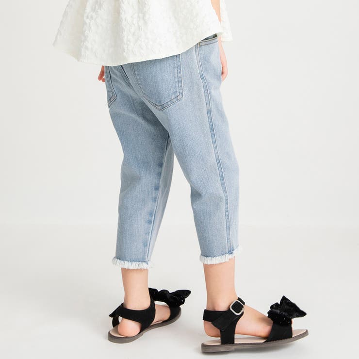 裾フリンジクロップドパンツ | ブランシェス | 詳細画像1 