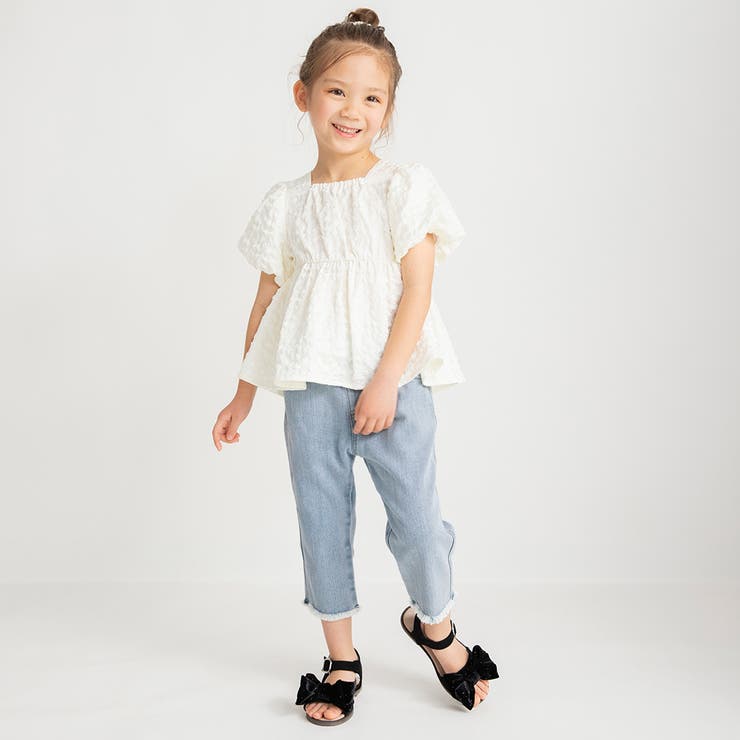 裾フリンジクロップドパンツ | ブランシェス | 詳細画像19 