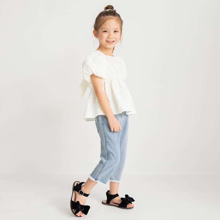 裾フリンジクロップドパンツ | ブランシェス | 詳細画像20 