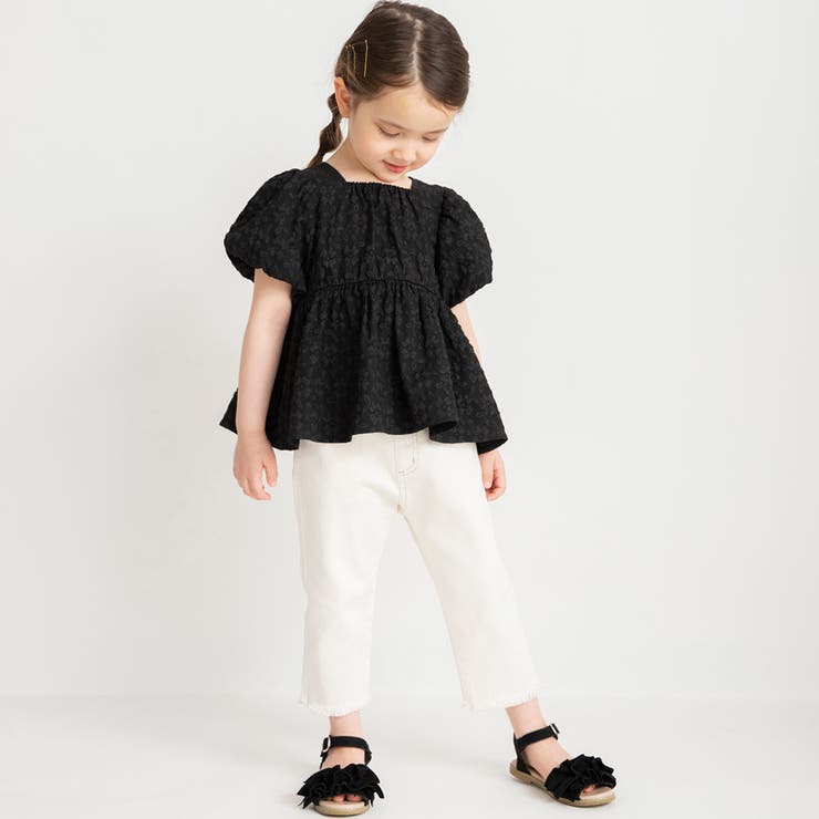 裾フリンジクロップドパンツ | ブランシェス | 詳細画像3 