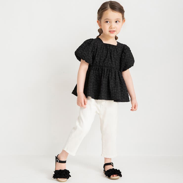 裾フリンジクロップドパンツ | ブランシェス | 詳細画像4 