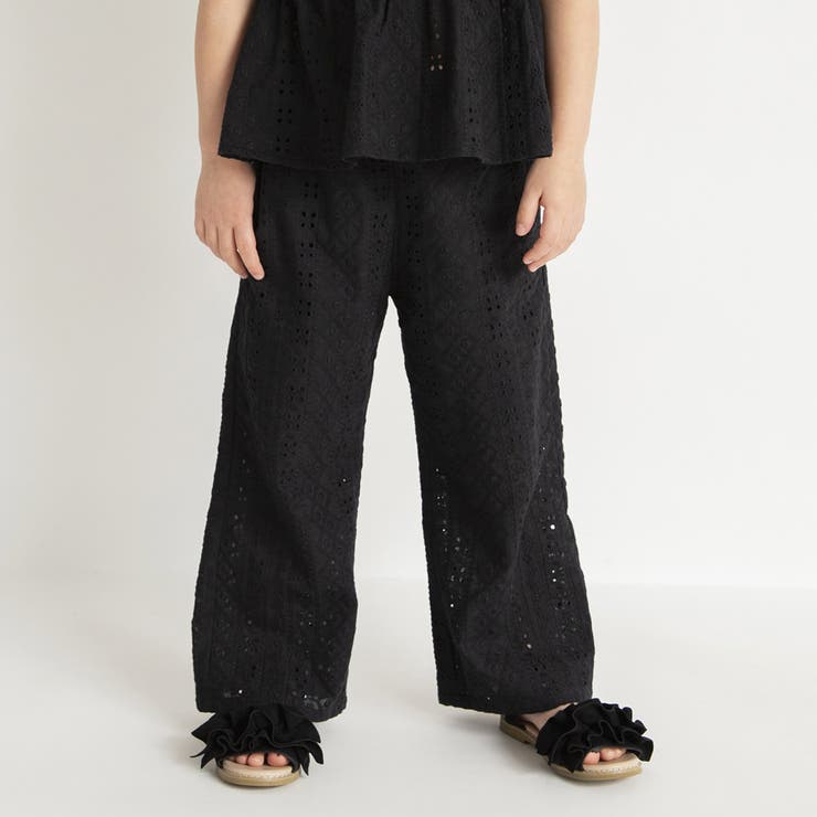 freada レース刺繍パッチワークシャツ セットアップ　黒 ONE MADE - 【パッチワークシャツ】 Artシャツ / オンブレ