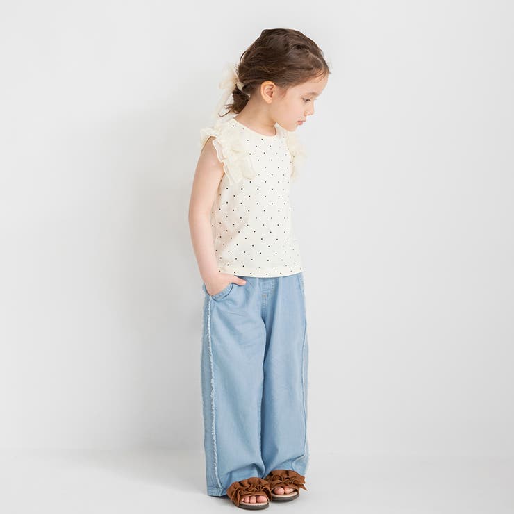 【接触冷感 機能性】ライトデニムパンツ デニム | ブランシェス | 詳細画像3 